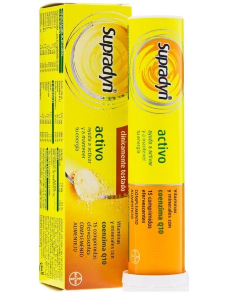 Supradyn Activo, 15 Comprimidos Efervescentes