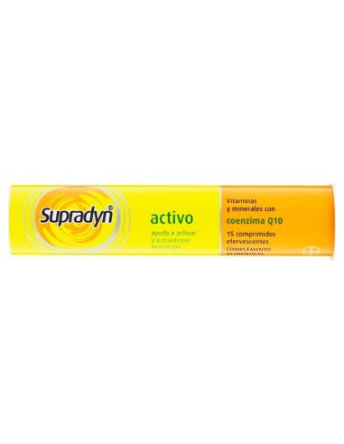 Supradyn Activo, 15 Comprimidos Efervescentes