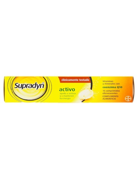 Supradyn Activo, 15 Comprimidos Efervescentes
