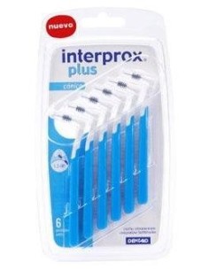 Interprox Cepillo Dental Interproximal Plus Cónico, 6 Uds