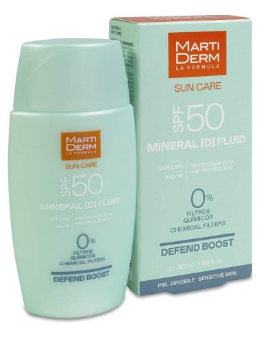 Martiderm® Sun Care Mineral D Fluid Defend Boost Spf50 50Ml