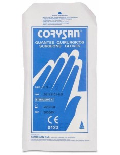 Corysan Guantes Quirúrgicos Esterilizados Talla 6.5, 1 Par