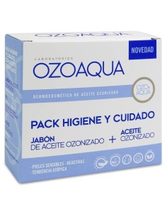 Ozoaqua Pack Higiene Y Ciuidado, 1 Envase 15 Ml Aceite Ozonizado + 1 Envase 100 G Jabón De Aceite Ozonizado