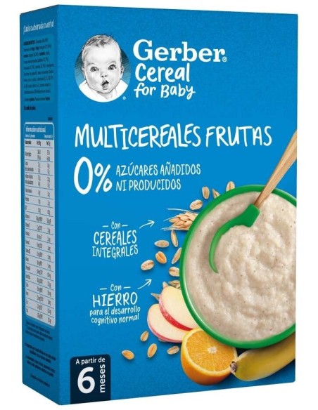 Gerber Multicererales Con Fruta, 270 G