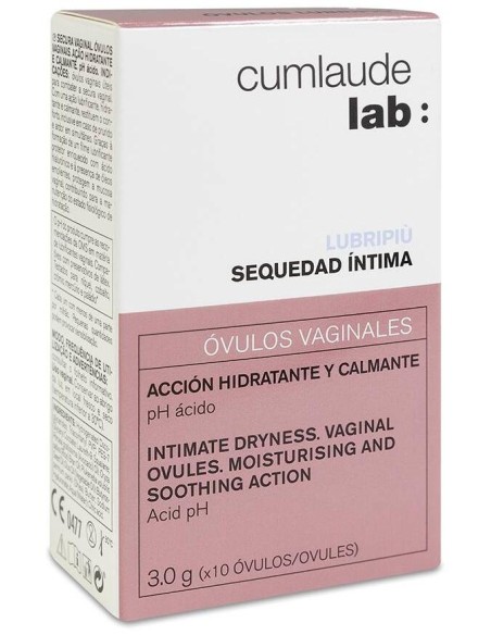 Cumlaude Lab Lubripiù Sequedad Íntima Óvulos Vaginales 10Uds