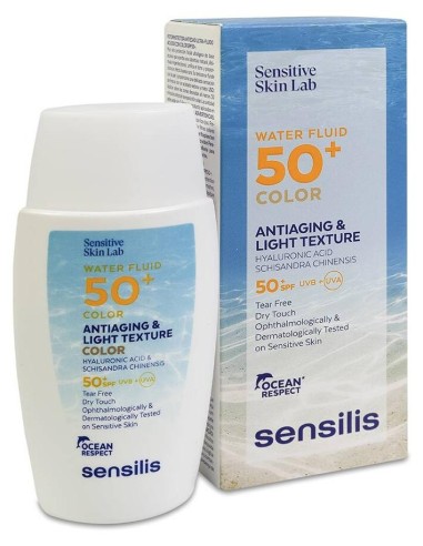 Sensilis Water Fluid Spf 50+ Fotoprotector 1 Envase 40 Ml Color