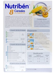 Nutribén 8 Cereales Con Toque De Miel, 600 G 2
