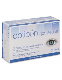 Optiben Ojos Secos 20 Ampollas Unidosis 0_25Ml