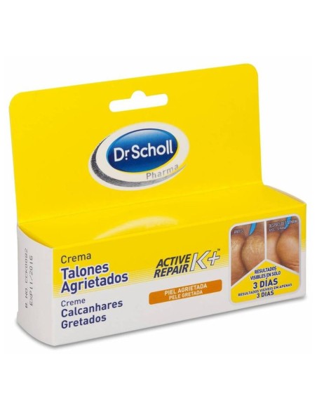 Scholl Crema Talones Agrietados Con Active Repair K+, 60 Ml