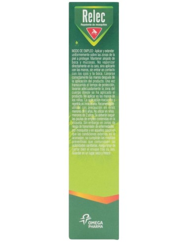 Relec Repelente De Mosquitos Fuerte Sensitive Familiar Spray 75Ml