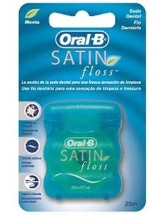 Oral-B Satin Floss Seda Dental Con Cera 25M 1Ud