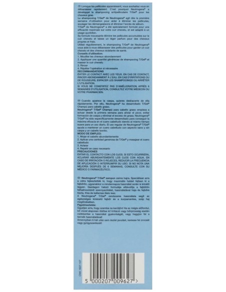 Duplo Neutrogena Champú Cabello Normal Y Graso, 2 X 250 Ml