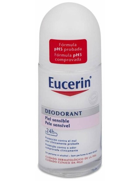 Desodorante Piel Sensible Roll-On 50Ml. - Eucerin