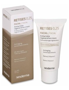 Sesderma Retises 0,25% Crema Regeneradora Antiarrugas, 30 Ml