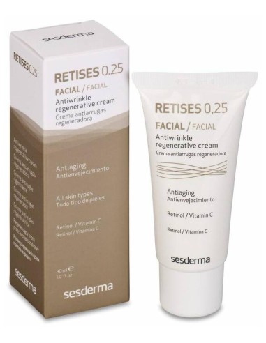 Sesderma Retises 0,25% Crema Regeneradora Antiarrugas, 30 Ml