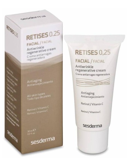 Sesderma Retises 0,25% Crema Regeneradora Antiarrugas, 30 Ml