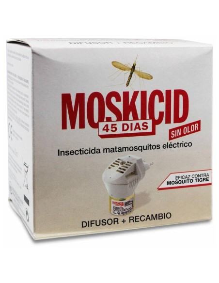 Moskicid Matamosquitos Difusor + Recambio 45 Días, 1 Ud