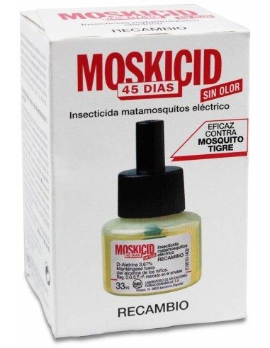 Moskicid Recambio Insecticida, 45 Días, 1 Ud