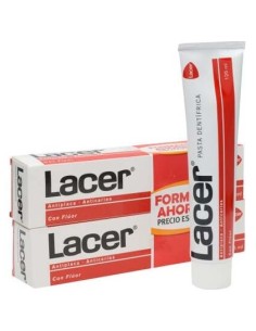 Lacer Duplo Pasta Flúor, 2 X 125 Ml
