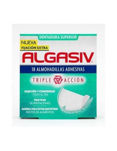 Algasiv Almohadillas Adhesivas Protesis Superior 18Uds