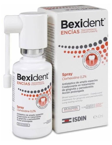 Isdin Bexident Encías Clorhexidina 0,2% Spray, 40 Ml