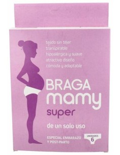 Braga Mamy Super Tst Embarazo / Postparto Caja 6Un