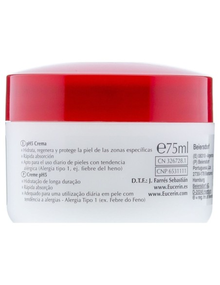 Eucerin Ph5 Crema Piel Sensible, 75 Ml