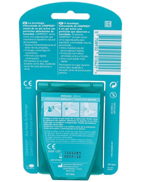 Compeed Ampollas Medianas 5 Unidades