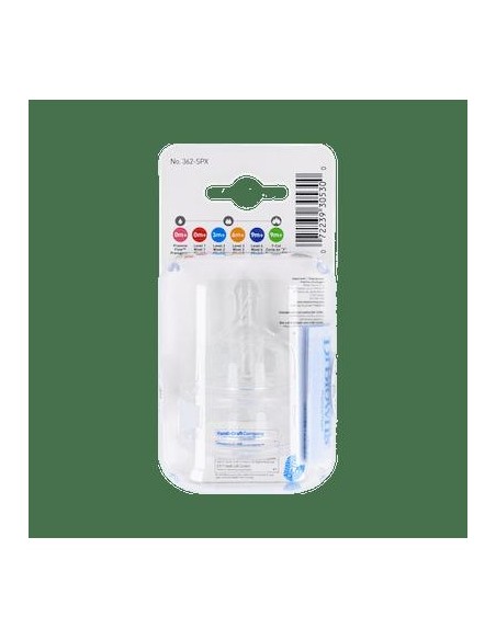 Dr Brown'S Tetina Silicona Boca Ancha Forma En Y +9Meses 2Uds