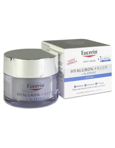 Eucerin Hyaluron Filler Antiarrugas Noche, 50 Ml
