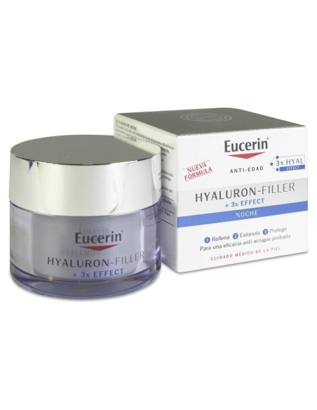 Eucerin Hyaluron Filler Antiarrugas Noche, 50 Ml
