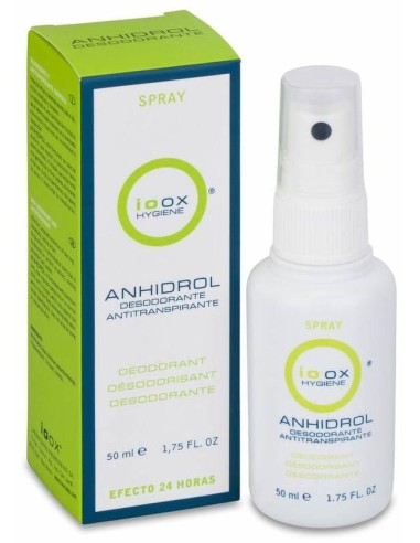 Ioox Hygiene Anhidrol Desodorante Antitranspirante Spray, 50 Ml