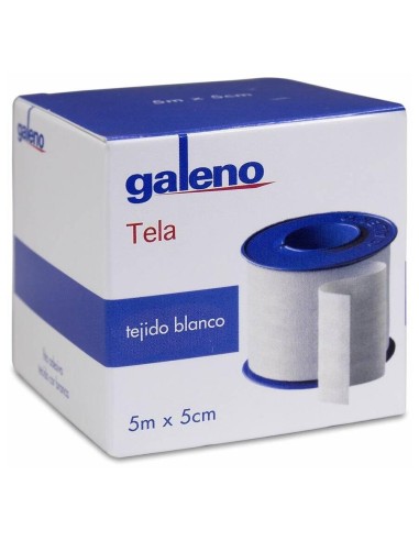 Galeno Esparadrapo Tejido Blanco 5 Cm X 5 M, 1 Ud