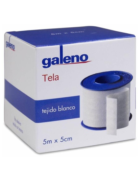 Galeno Esparadrapo Tejido Blanco 5 Cm X 5 M, 1 Ud