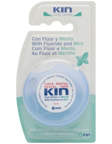 Kin Fluor Cinta Dental Menta 50 M, 1 Ud