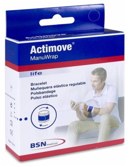 Actimove Muñequera Elástica Velcro T- S/M 1Ud