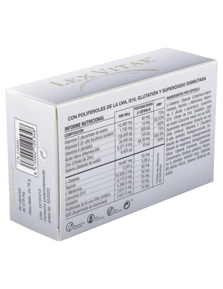 Lex Vitae (Uso Interno) Blister 60Cap.
