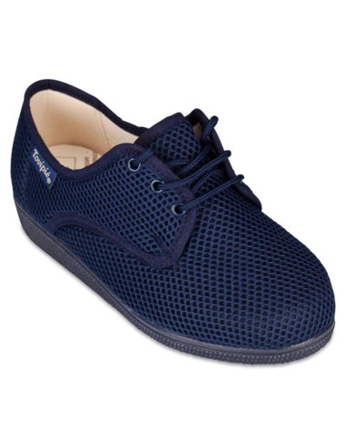 Tovipié Zapato Blandipie Velcro Calado Azul, 1 Unidad