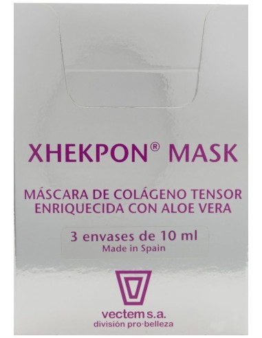 Xhekpon Mask Mascarillas De Colágeno, 3 Uds