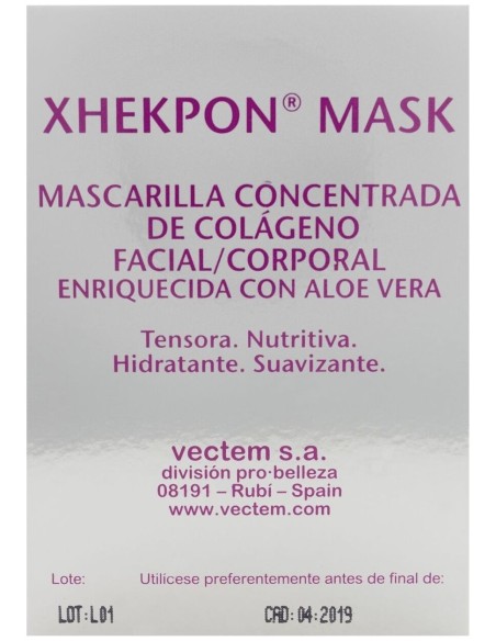 Xhekpon Mask Mascarillas De Colágeno, 3 Uds
