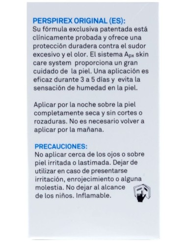 Perspirex Desodorante Axilas Roll On, 20 Ml
