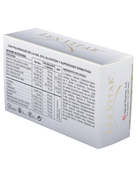 Lex Vitae (Uso Interno) Blister 60Cap.