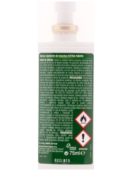 Relec Extra Fuerte Repelente Spray, 75 Ml