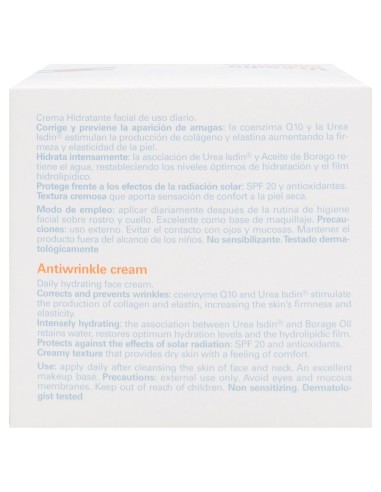 Isdin Ureadin Crema Facial Antiarrugas Spf 15, 50 Ml