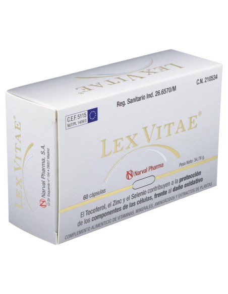 Lex Vitae (Uso Interno) Blister 60Cap.