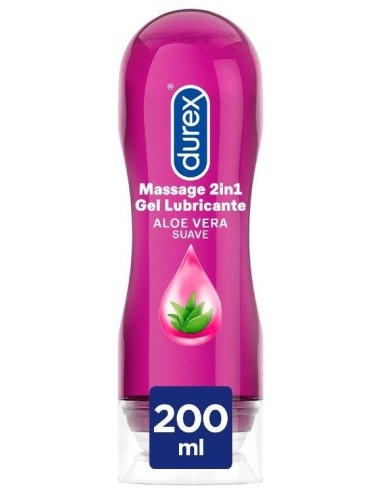 Durex® Play Gel Masaje 2 En 1 Lubricante Aloe Vera 200Ml