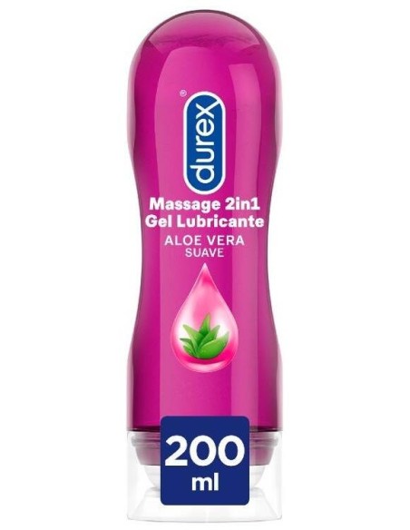 Durex® Play Gel Masaje 2 En 1 Lubricante Aloe Vera 200Ml