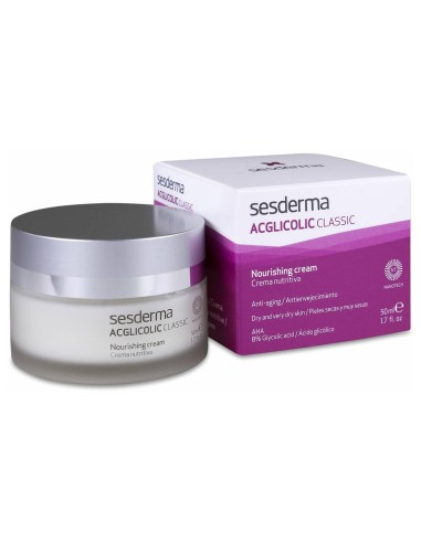 Sesderma Acglicolic Classic Crema Nutritiva Facial, 50 Ml