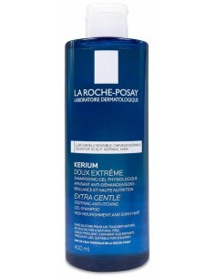 La Roche-Posay Kerium Champú Uso Frecuente Suavidad Extrema, 400 Ml