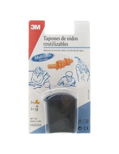 Tapones Oidos Agua 3M Cordon 87-98Db Wr